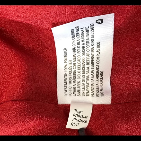 🎈AVA & VIV Red Floral 3/4 Sleeve Flowy Plus Size 2X - Picture 8 of 8